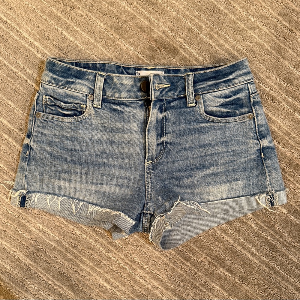 Paige Jimmy Jimmy Denim Shorts Size 24